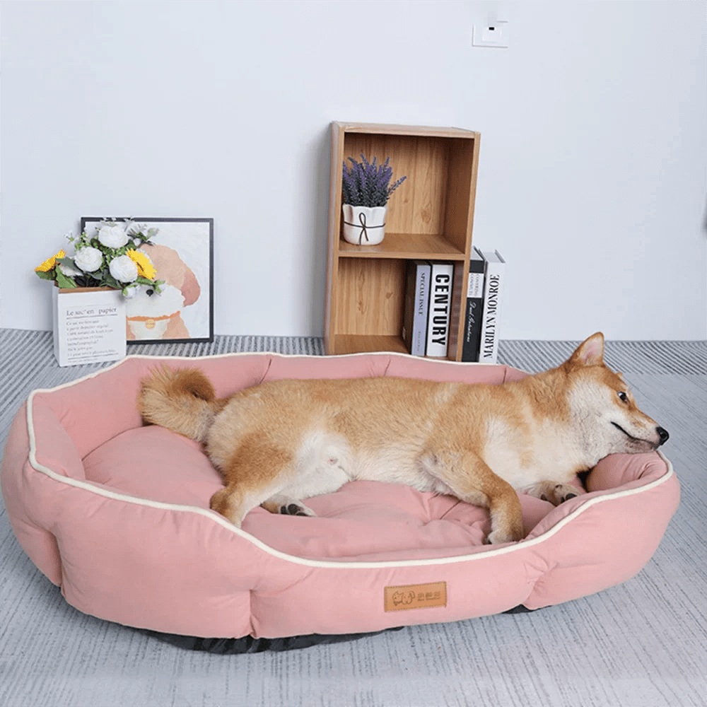 Pet Sofa Bed – Large Dog & Cat Sleeping House | Winter Warm Cushion Mat for Big Pets - Lazy Paper Club