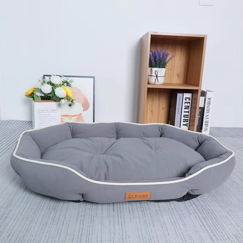 Pet Sofa Bed – Large Dog & Cat Sleeping House | Winter Warm Cushion Mat for Big Pets - Lazy Paper Club