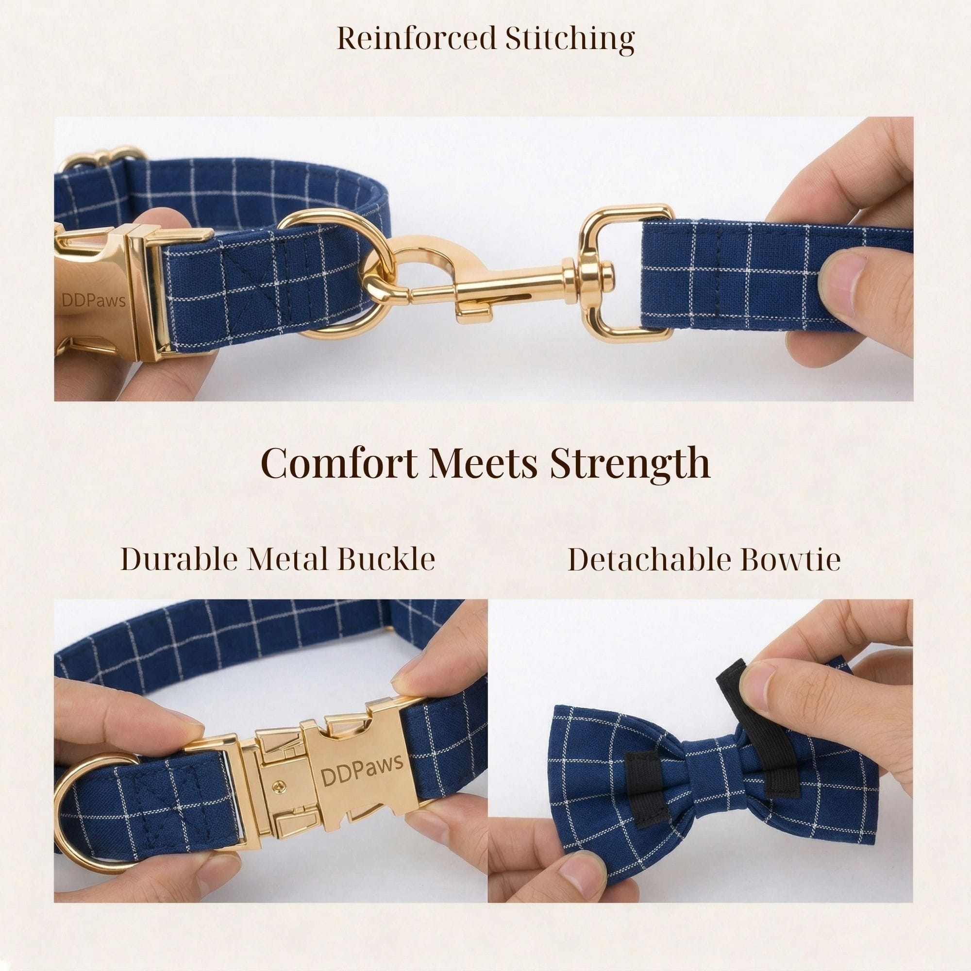 Plaid Dark Blue Set - Lazy Paper Club