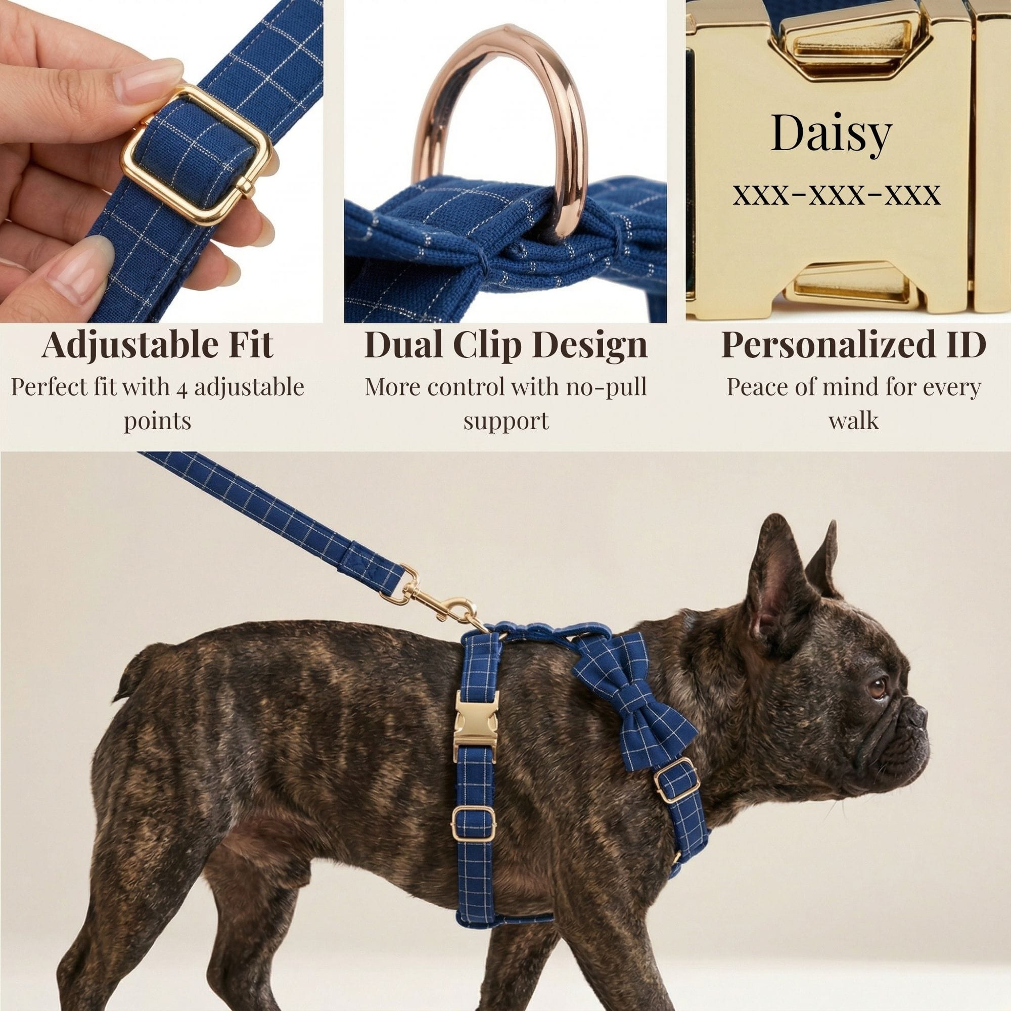 Plaid Dark Blue Set - Lazy Paper Club