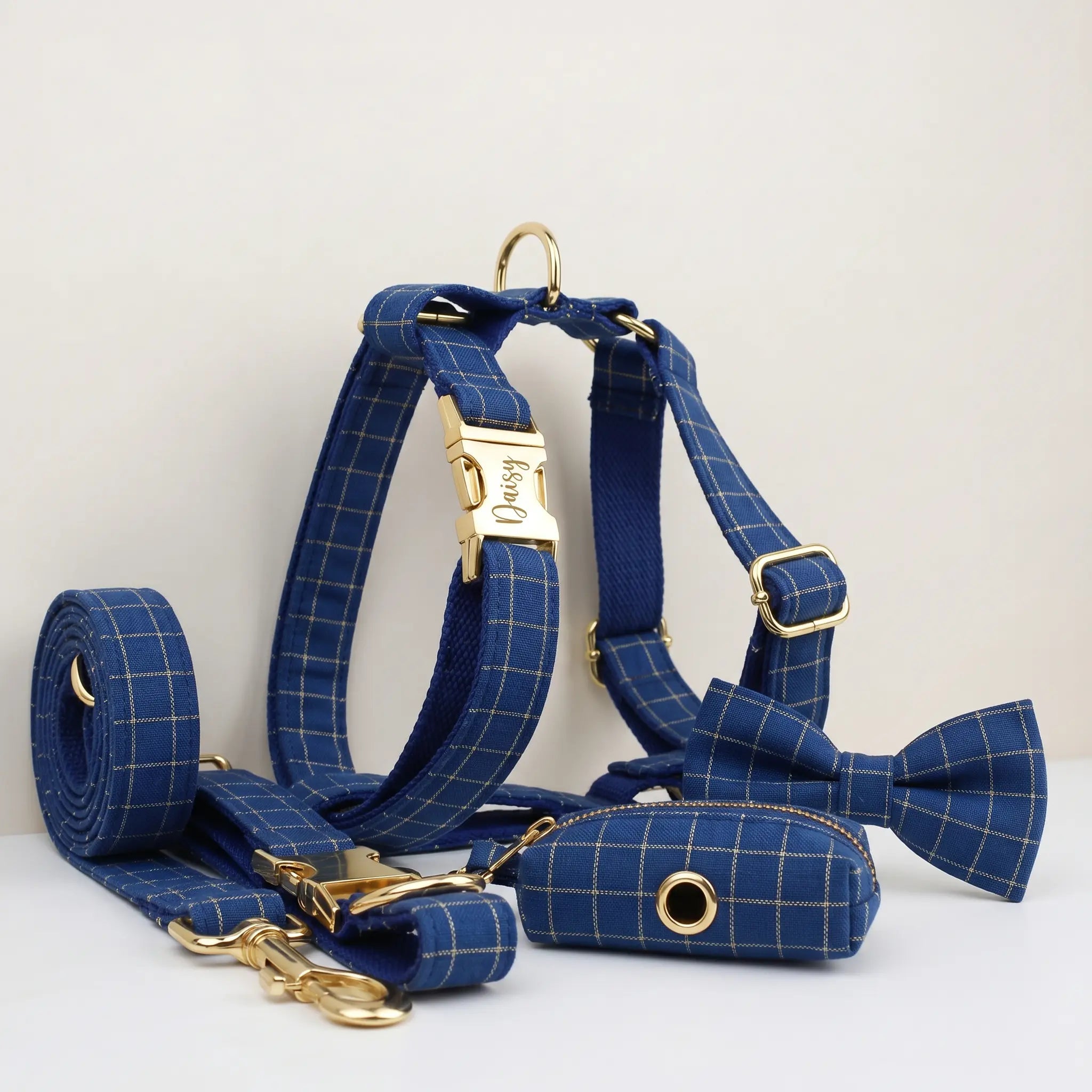 Plaid Dark Blue Set - Lazy Paper Club