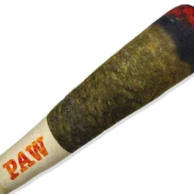 Plush Cigar Dog Toy - Lazy Paper Club