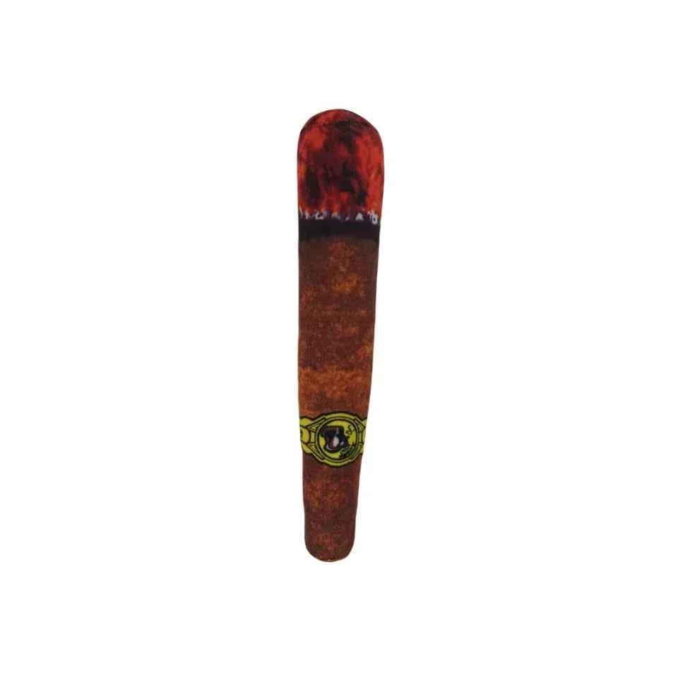 Plush Cigar Dog Toy - Lazy Paper Club