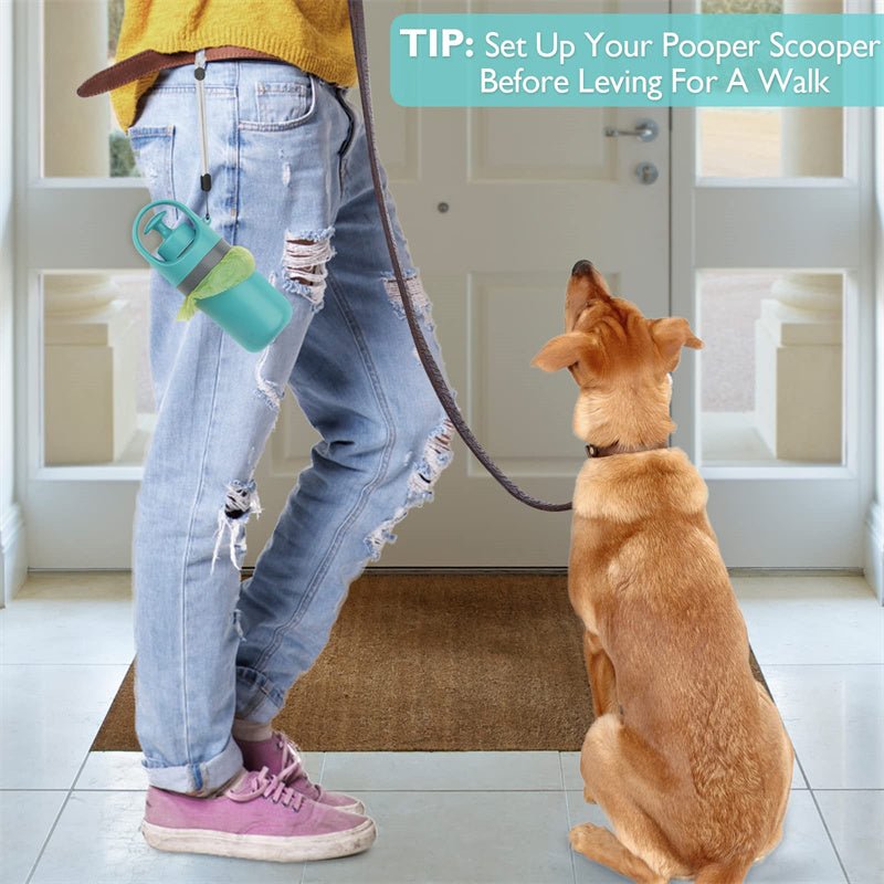 Portable Lightweight Dog Pooper Scooper With Built-in Poop Bag Dispenser Eight-claw Shovel For Pet Toilet Picker Pet Products 0 - Lazy Paper Club