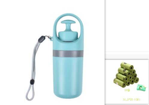 Portable Lightweight Dog Pooper Scooper With Built-in Poop Bag Dispenser Eight-claw Shovel For Pet Toilet Picker Pet Products 0 - Lazy Paper Club