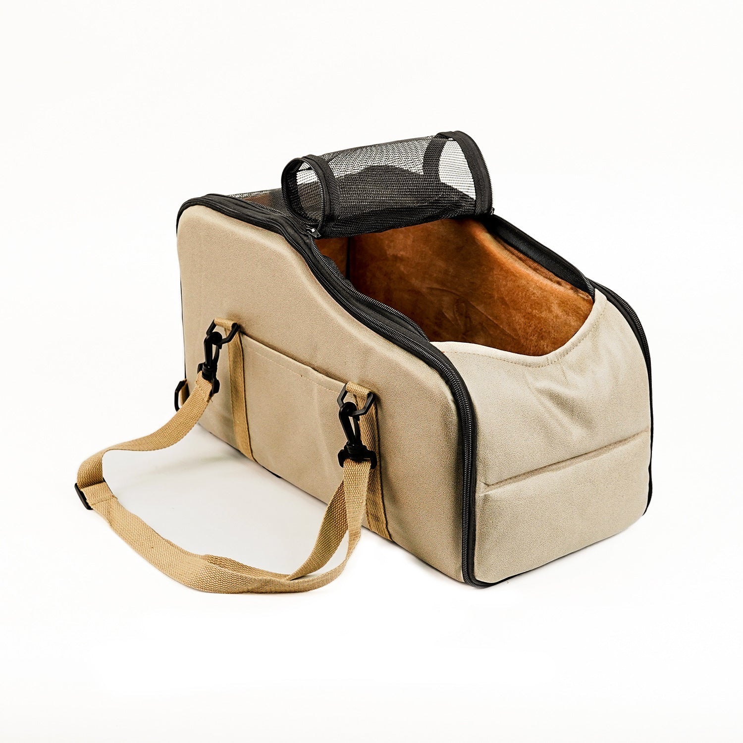 Portable pet bed for outings car travel - #Lazy Paper Club#