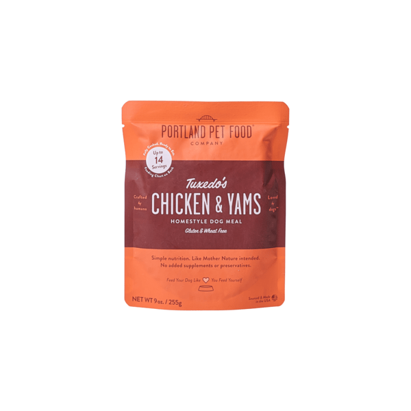 Portland Pet Food Company Tuxedo's Chicken & Yams Homestyle Meal 0 - Lazy Paper Club