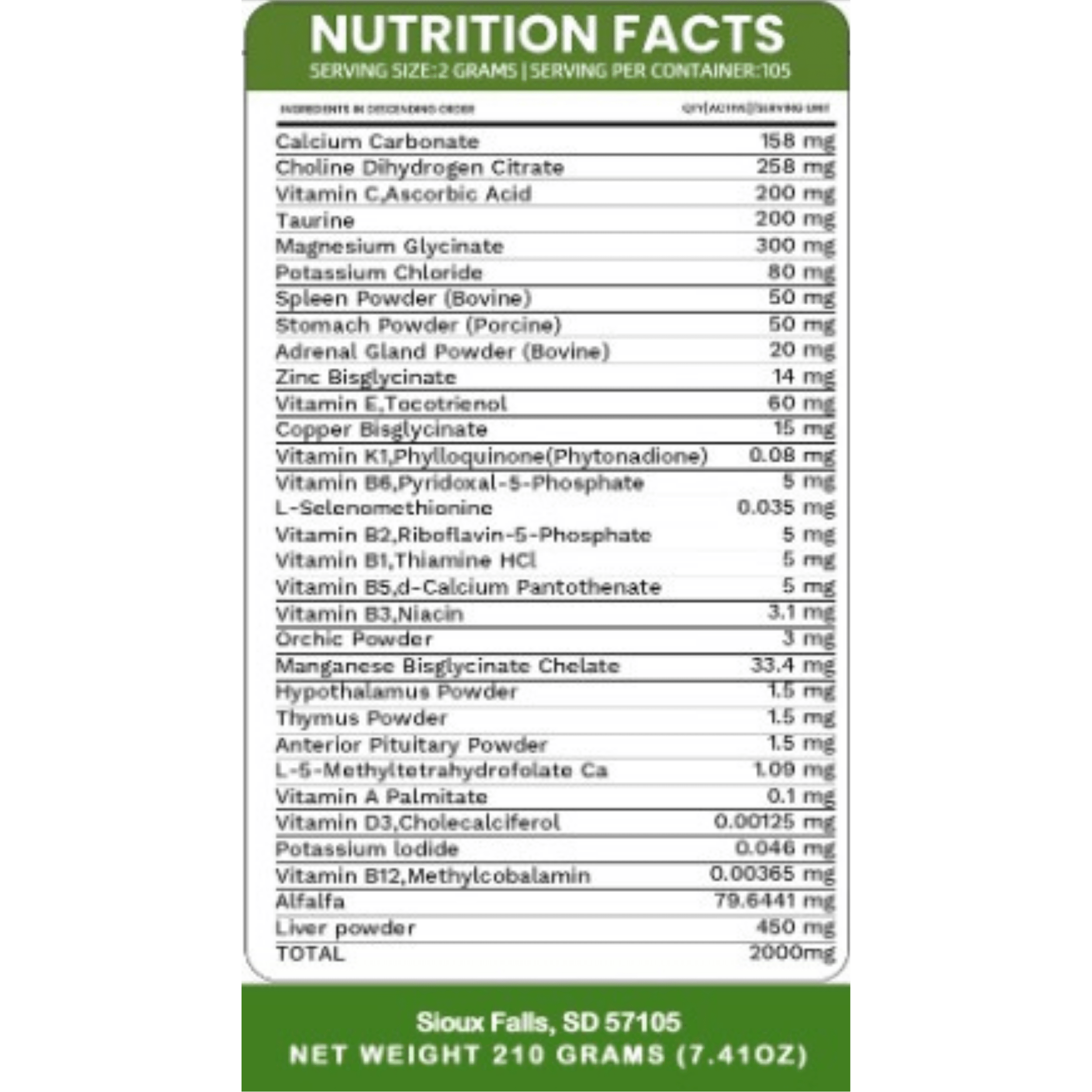 PRE-ORDER Holistic Total Body Support — Daily Multivitamin & Pasture-Raised Glandular Blend for Dogs & Cats Vitamins & Supplements - Lazy Paper Club