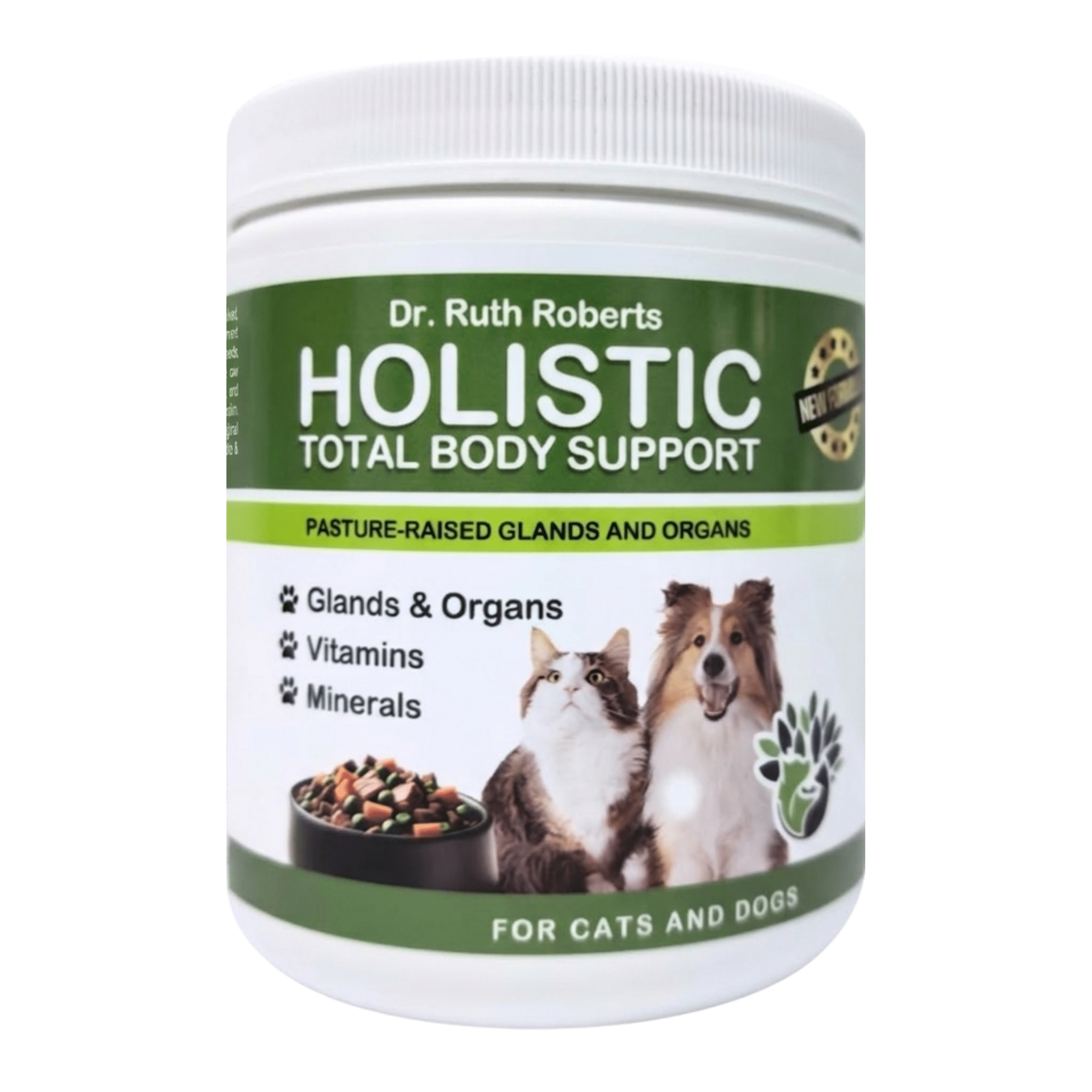 PRE-ORDER Holistic Total Body Support — Daily Multivitamin & Pasture-Raised Glandular Blend for Dogs & Cats Vitamins & Supplements - Lazy Paper Club