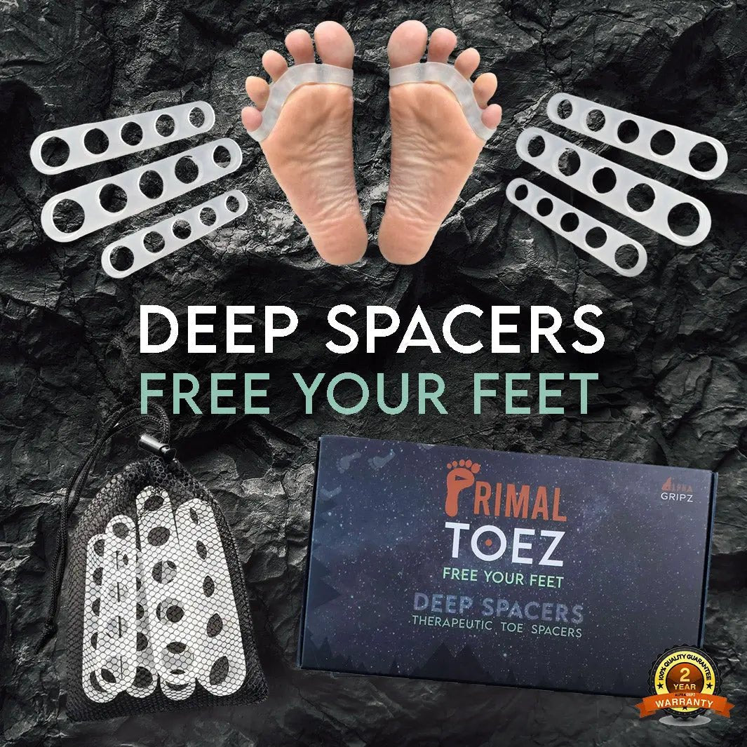 Primal Toez™ 'Walkabouts' - Active Toe Spacers - Lazy Paper Club