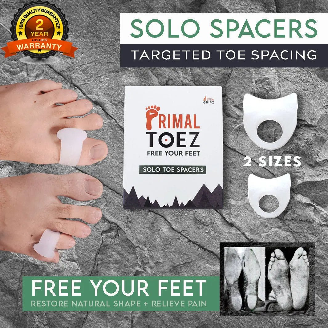 Primal Toez™ 'Walkabouts' - Active Toe Spacers - Lazy Paper Club