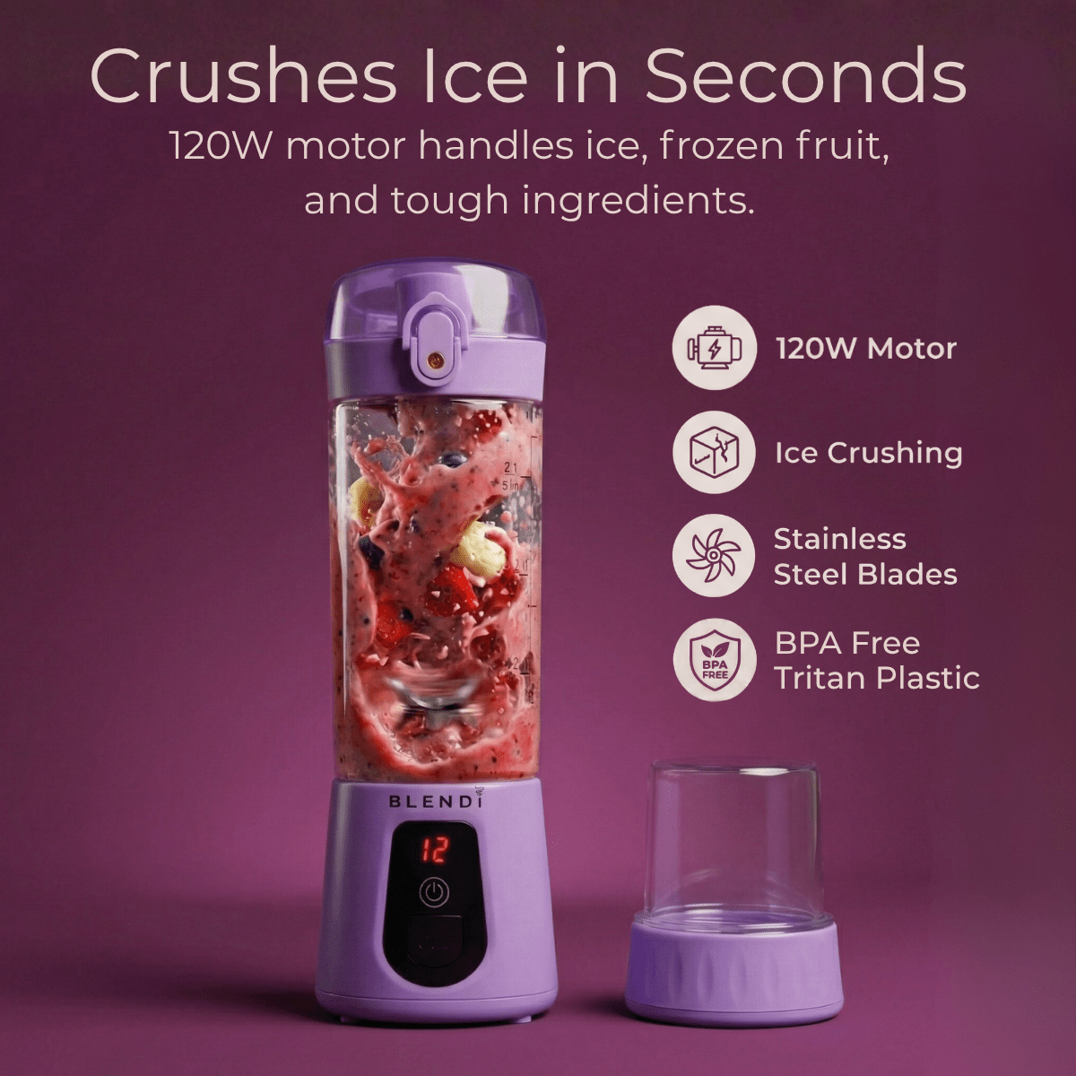 Pro+ Ice Crushing Portable Blender (17oz) - #Lazy Paper Club#