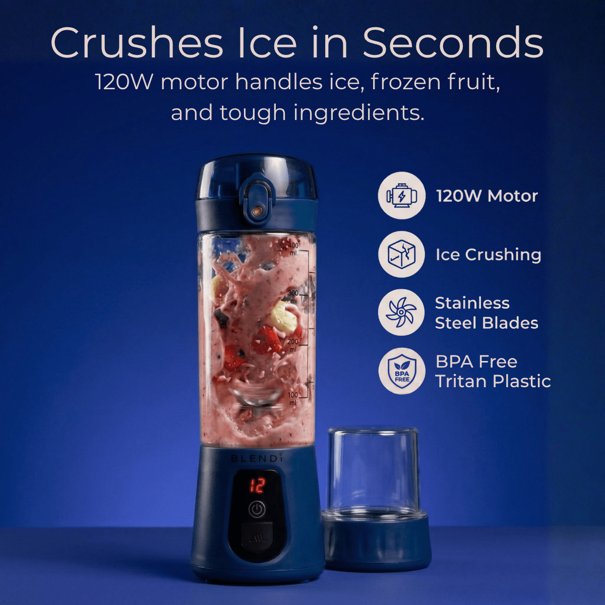 Pro+ Ice Crushing Portable Blender (17oz) - #Lazy Paper Club#