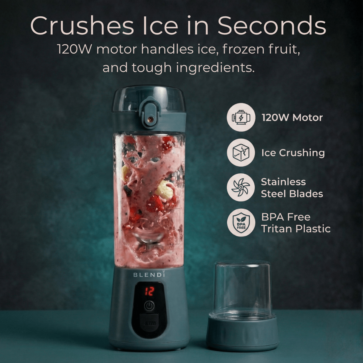 Pro+ Ice Crushing Portable Blender (17oz) - #Lazy Paper Club#