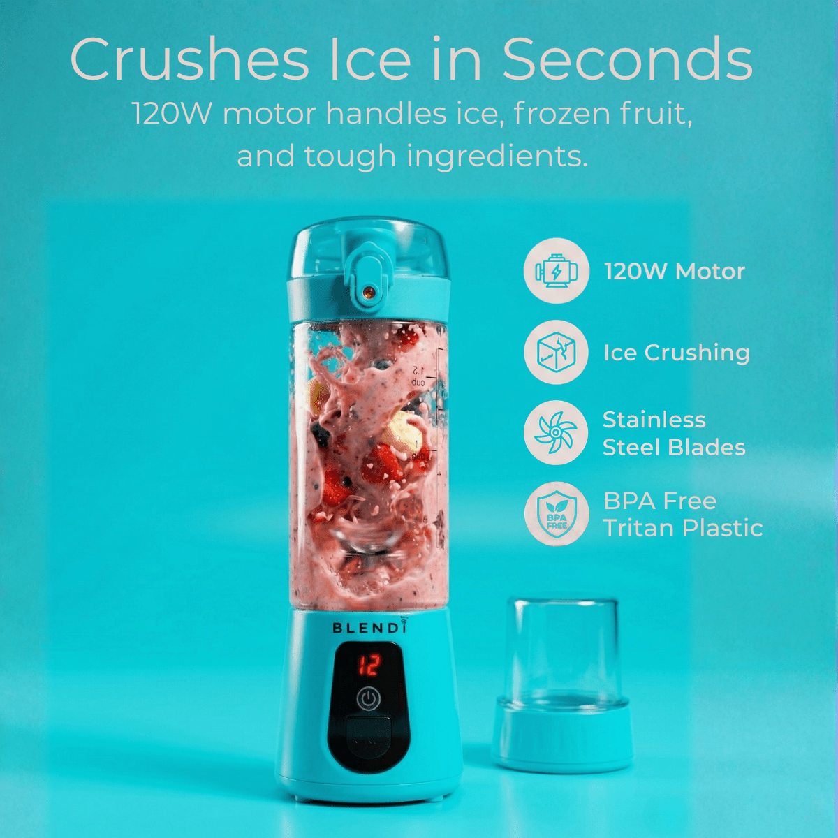 Pro+ Ice Crushing Portable Blender (17oz) - #Lazy Paper Club#