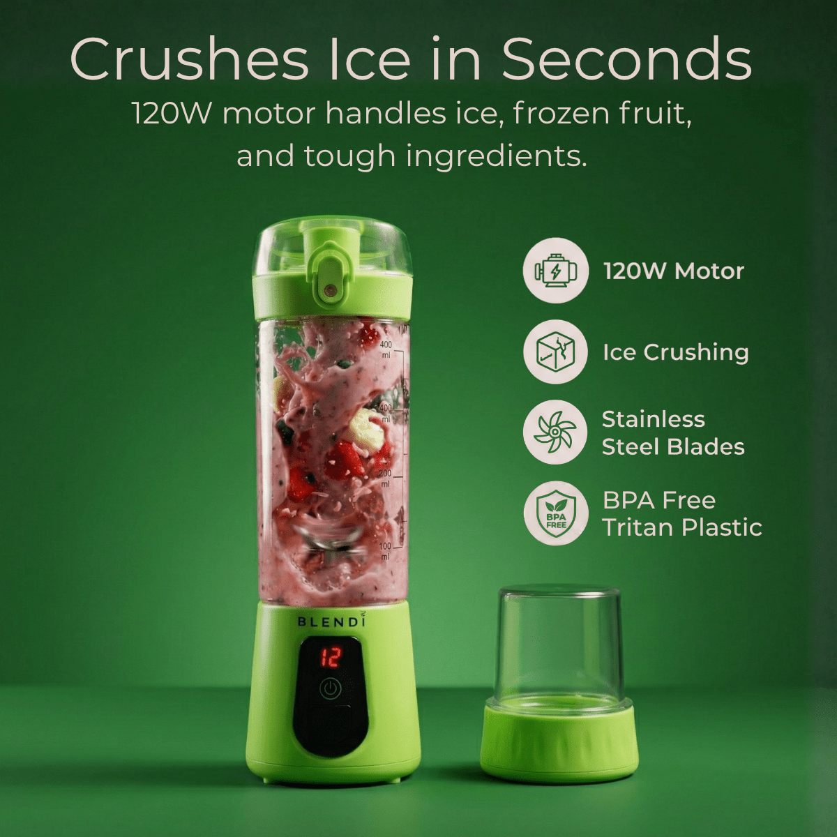 Pro+ Ice Crushing Portable Blender (17oz) - #Lazy Paper Club#
