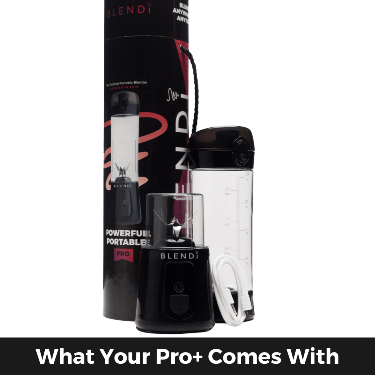 Pro+ Ice Crushing Portable Blender (17oz) - #Lazy Paper Club#