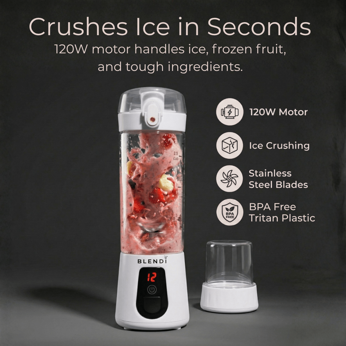 Pro+ Ice Crushing Portable Blender (17oz) - #Lazy Paper Club#