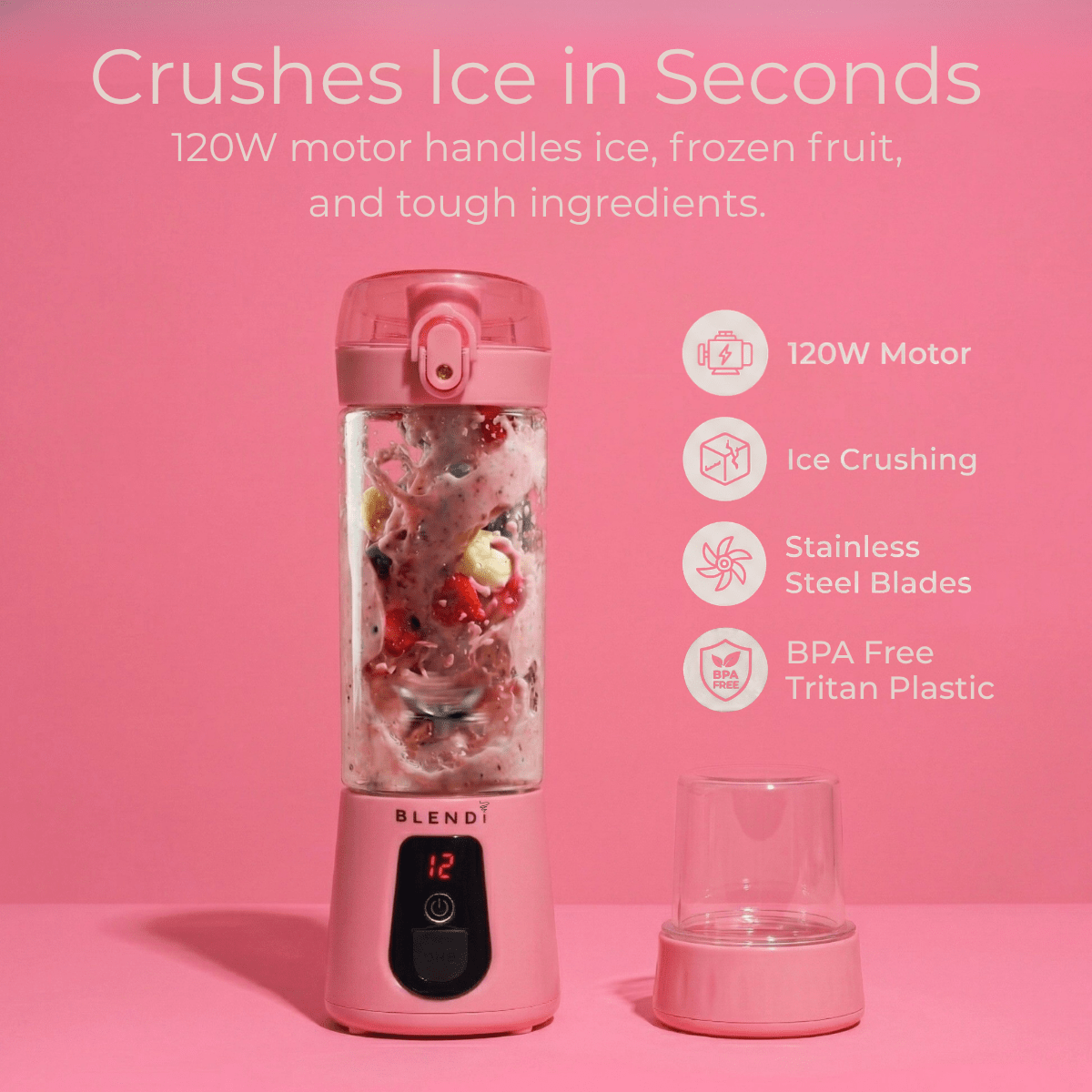 Pro+ Ice Crushing Portable Blender (17oz) - #Lazy Paper Club#