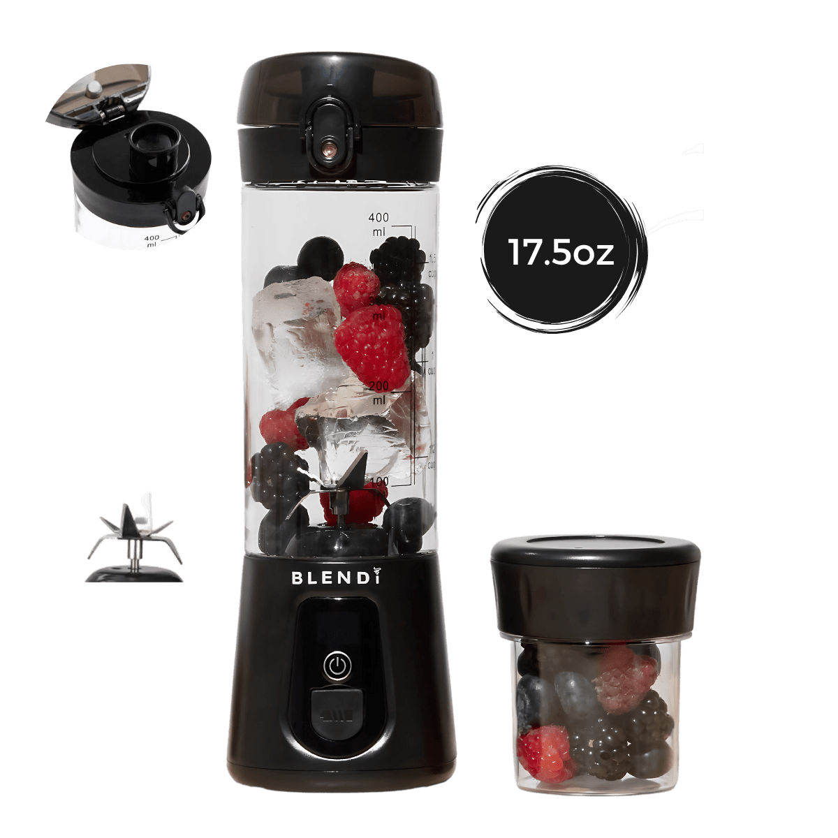 Pro+ Ice Crushing Portable Blender (17oz) - #Lazy Paper Club#