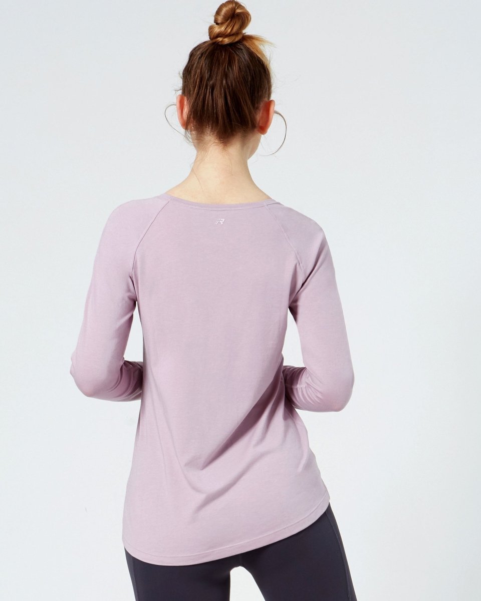 Rebody Essentials Scooped Long Sleeve Top - Lazy Paper Club