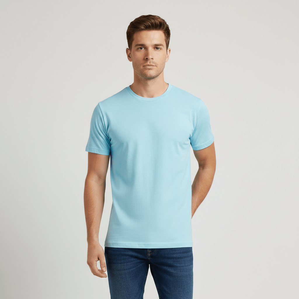 Retro Ring-Spun Crew Neck T-Shirt 2100 Men - #Lazy Paper Club#