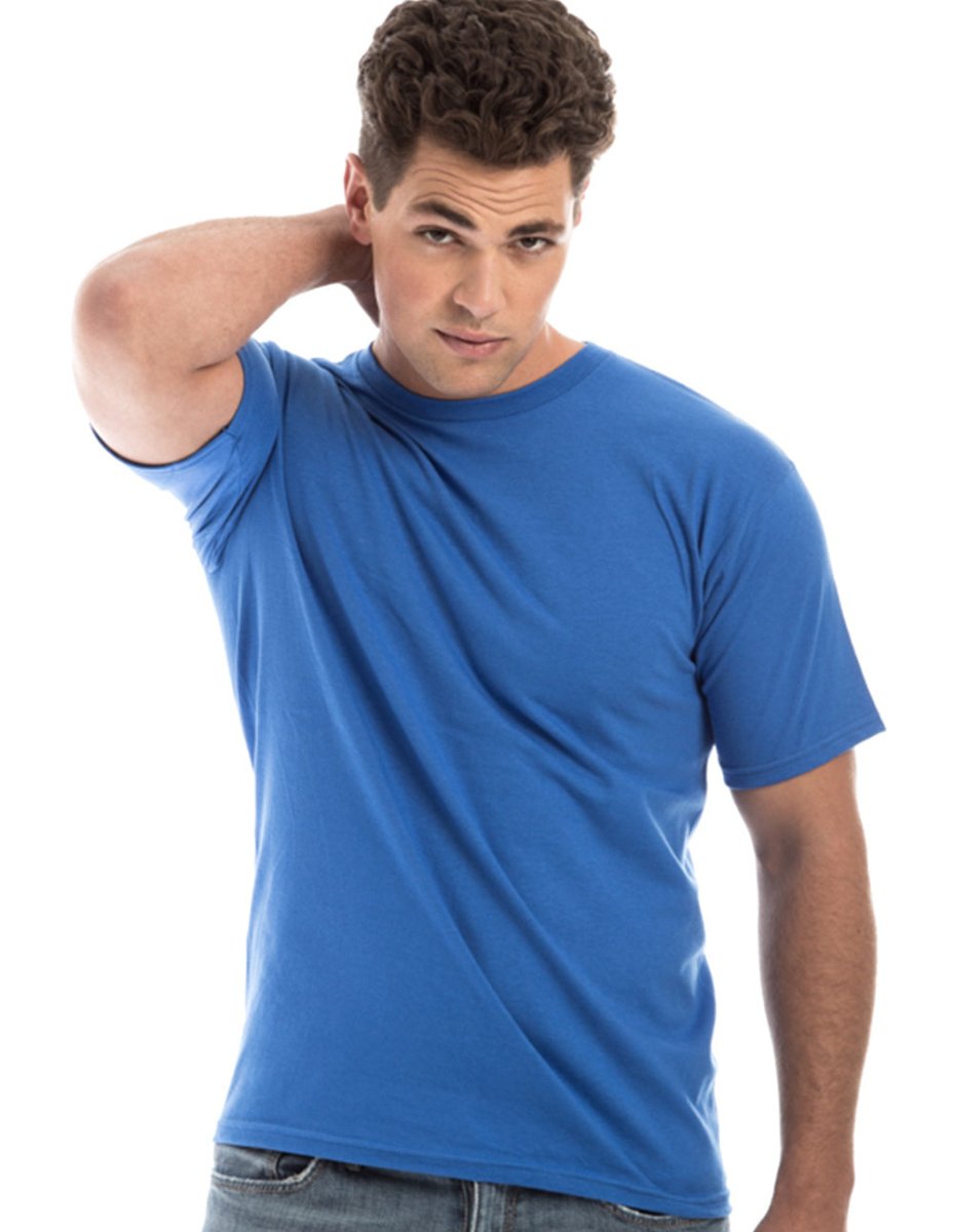Retro Ring-Spun Crew Neck T-Shirt 2100 Men - #Lazy Paper Club#