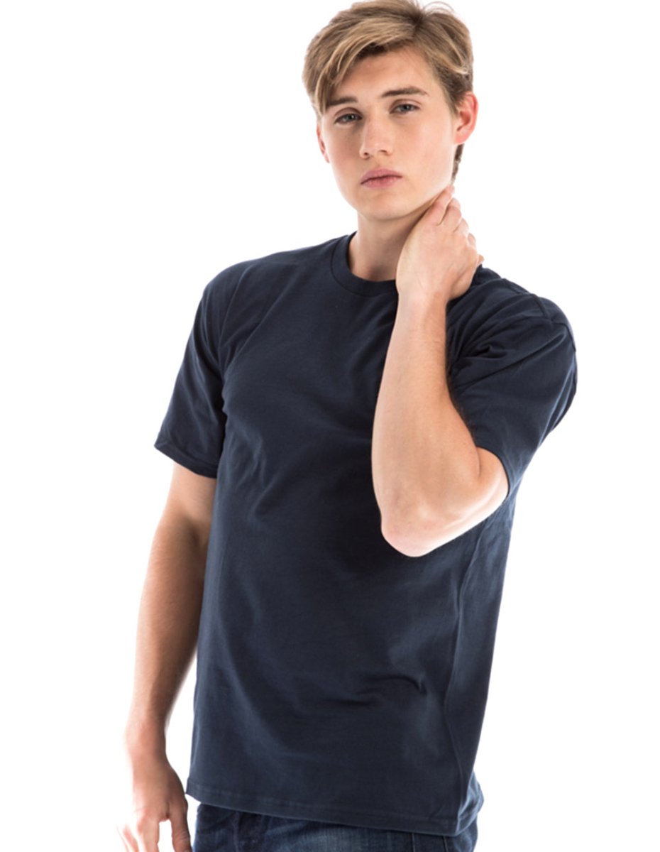 Retro Ring-Spun Crew Neck T-Shirt 2100 Men - #Lazy Paper Club#