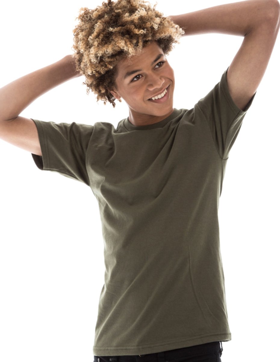 Retro Ring-Spun Crew Neck T-Shirt 2100 Men - #Lazy Paper Club#