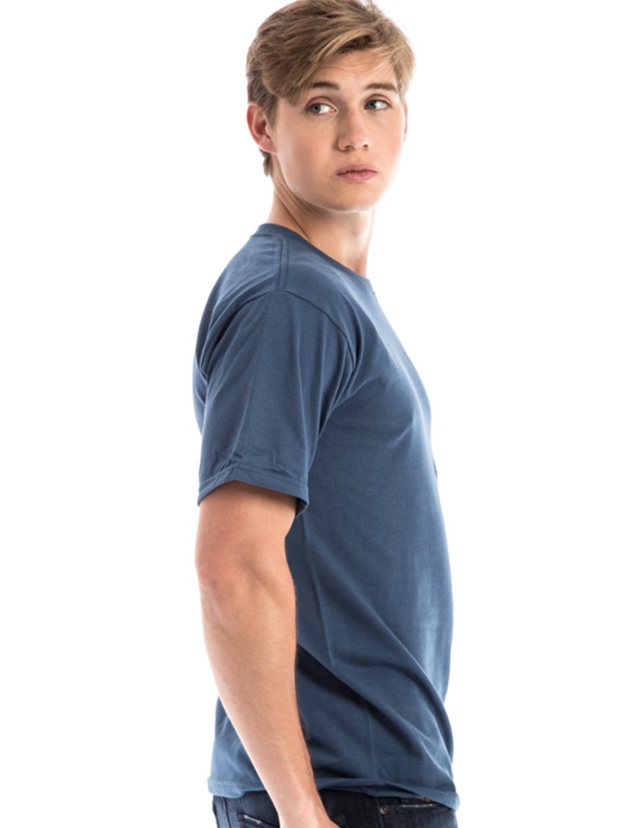 Retro Ring-Spun Crew Neck T-Shirt 2100 Men - #Lazy Paper Club#