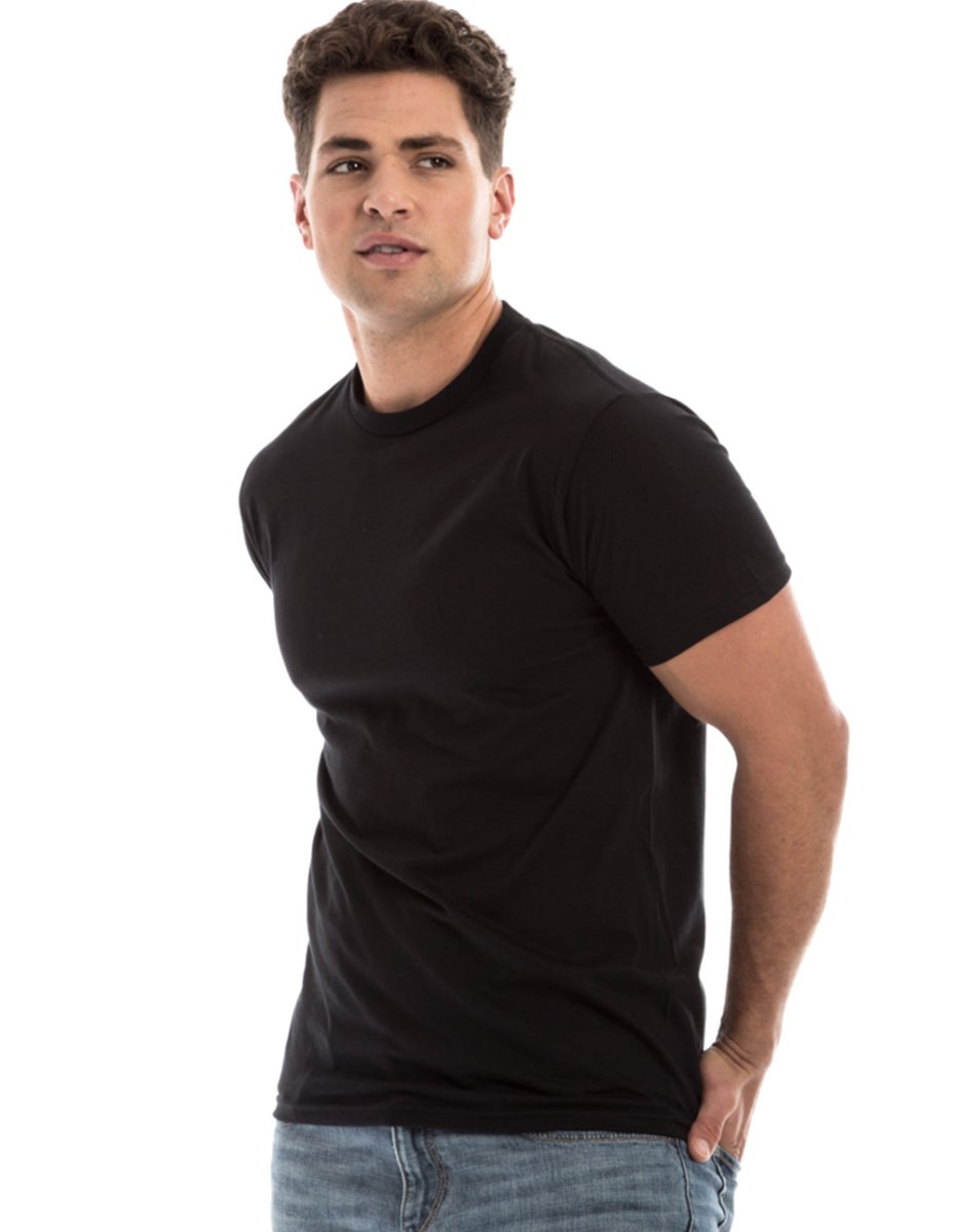 Retro Ring-Spun Crew Neck T-Shirt 2100 Men - #Lazy Paper Club#