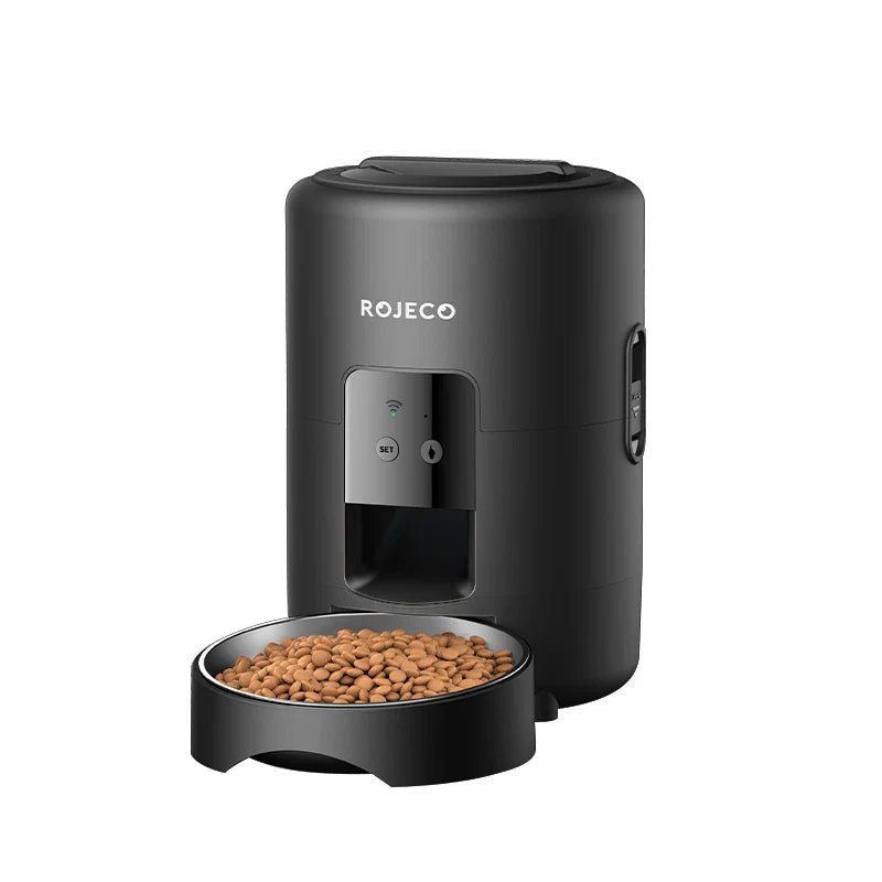 ROJECO 2L Automatic Pet Feeder | Smart WiFi Cat & Dog Food Dispenser - Lazy Paper Club
