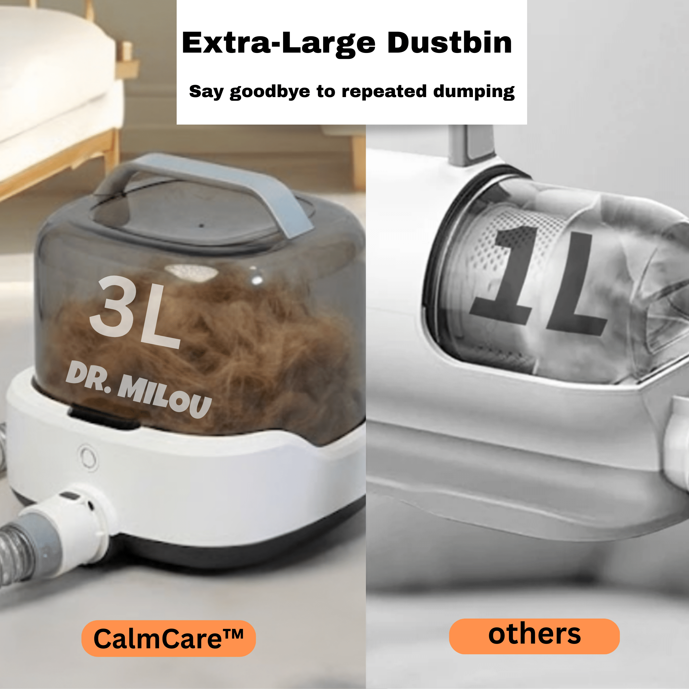 Salon Results at Home, Mess-Free | CalmCare™ Cordless Vacuum Grooming Kit by Dr. Milou - Lazy Paper Club