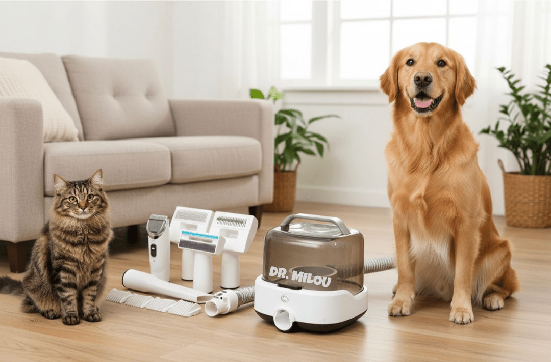 Salon Results at Home, Mess-Free | CalmCare™ Cordless Vacuum Grooming Kit by Dr. Milou - Lazy Paper Club
