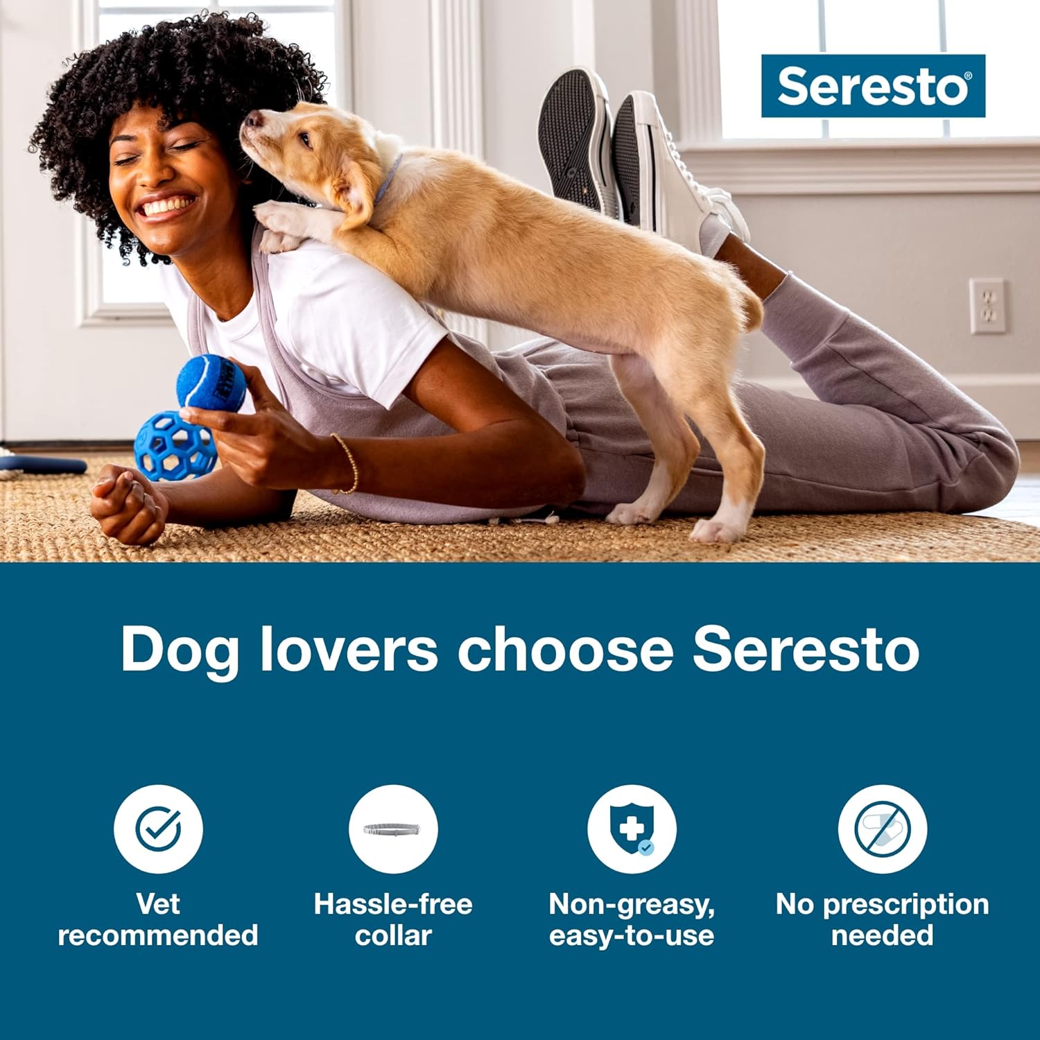 Seresto Flea & Tick Dog Collars Animal Health & Wellness > Flea & Tick Control - Lazy Paper Club