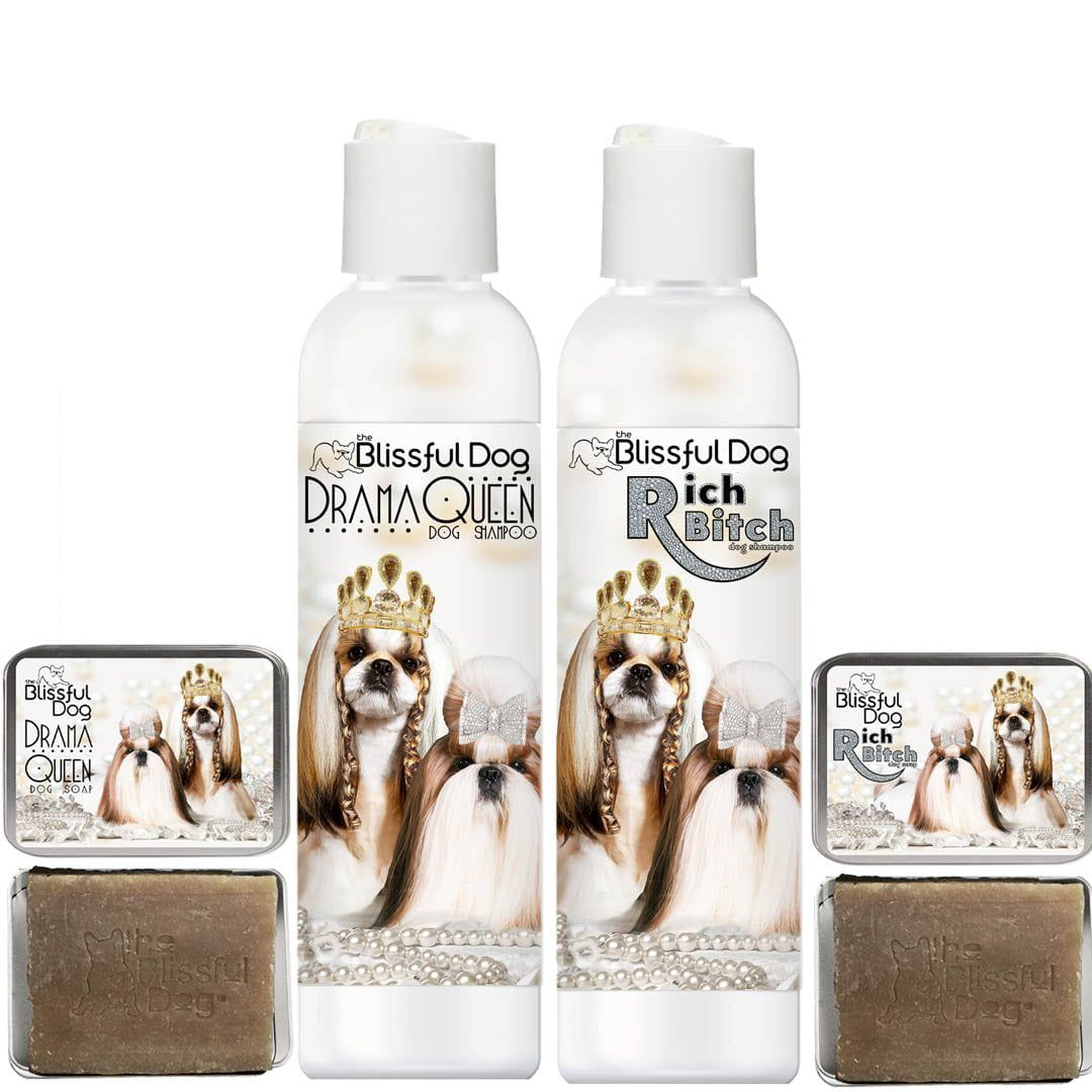 Shih Tzu Rich Bitch & Drama Queen Shampoo SHAMPOO - Lazy Paper Club