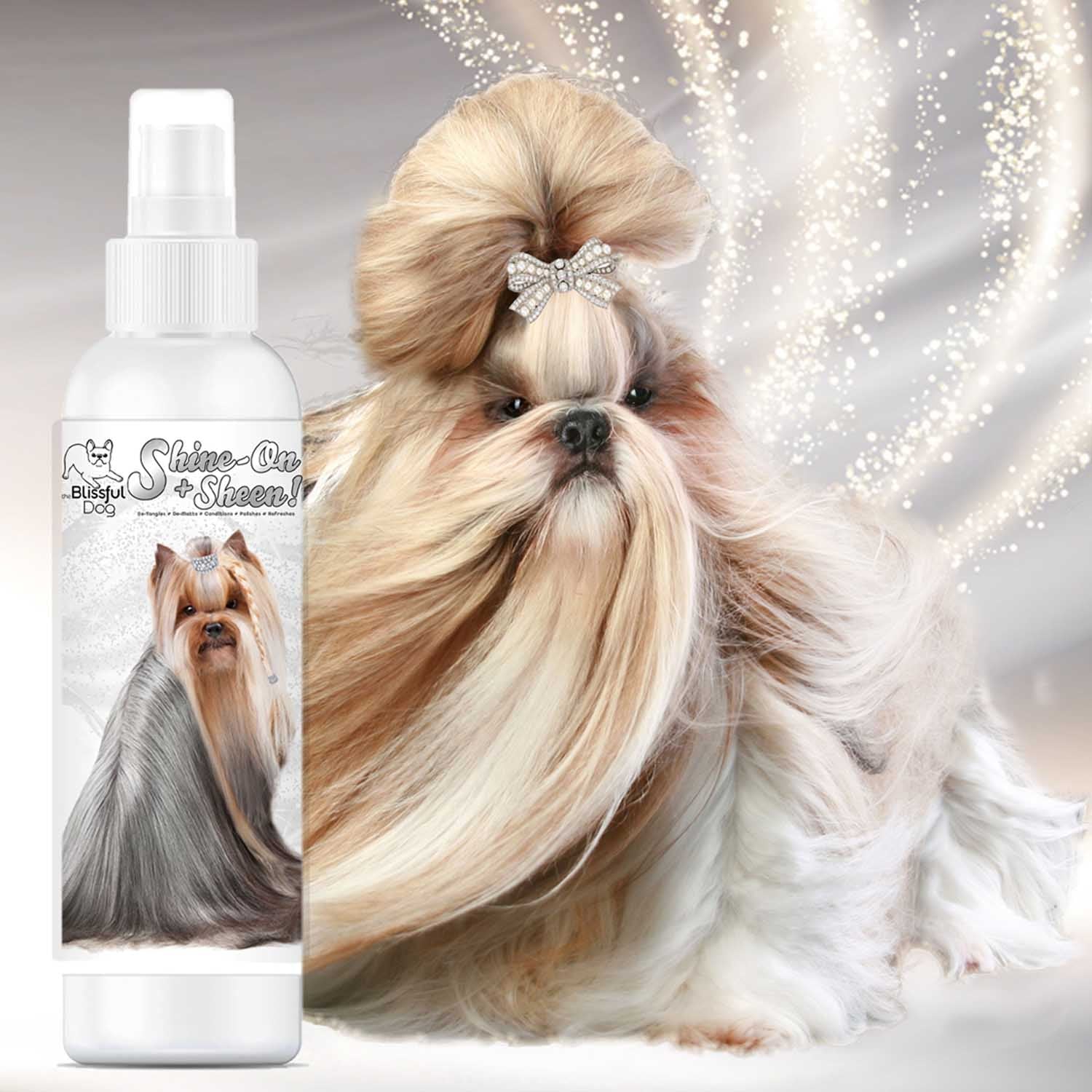 Shine-On+Sheen Dog De-Tangling Coat Spray SPRAY - Lazy Paper Club