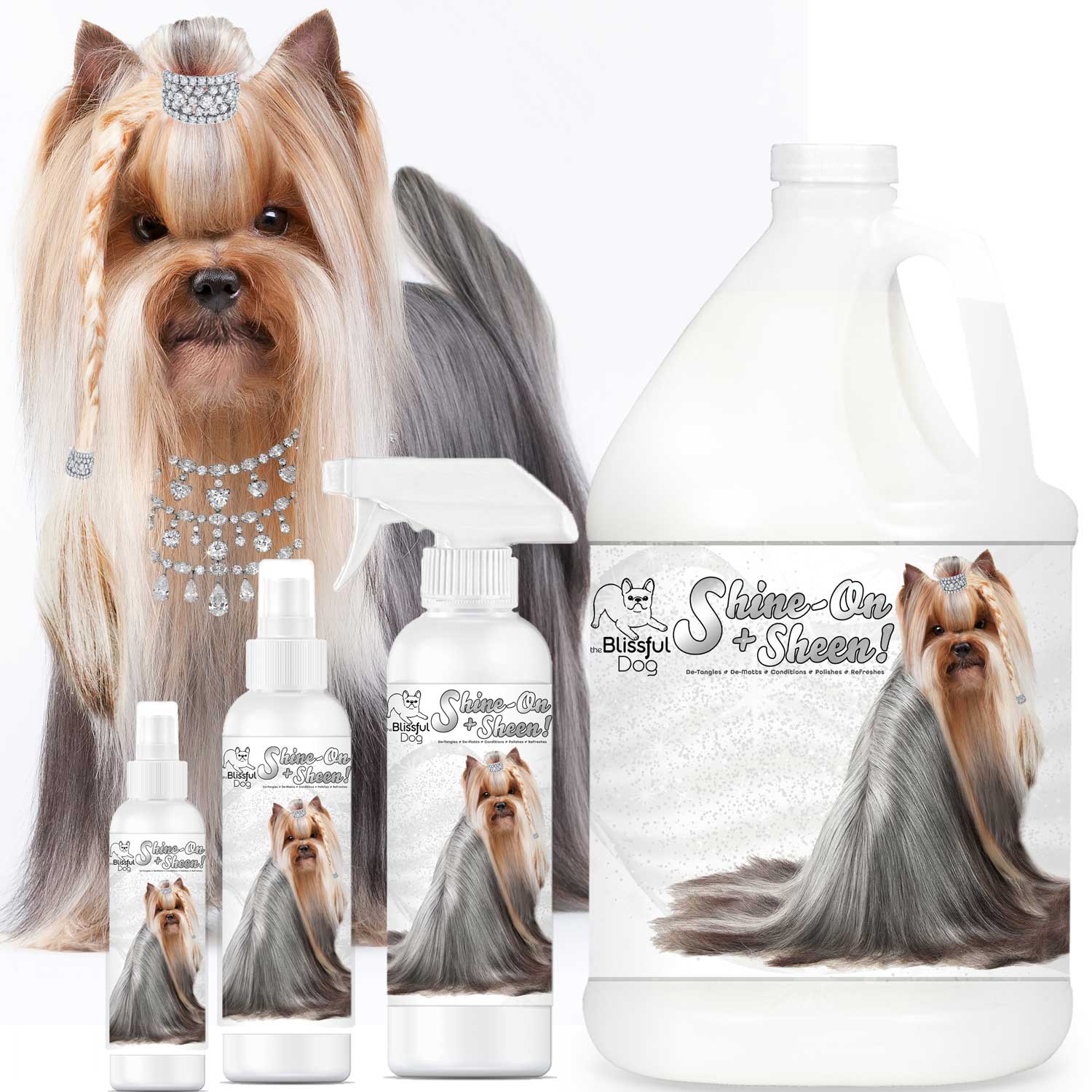 Shine-On+Sheen Dog De-Tangling Coat Spray SPRAY - Lazy Paper Club