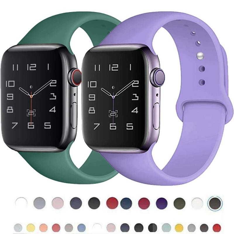 Silicone Strap Apple Watch Bands - Lazy Paper Club