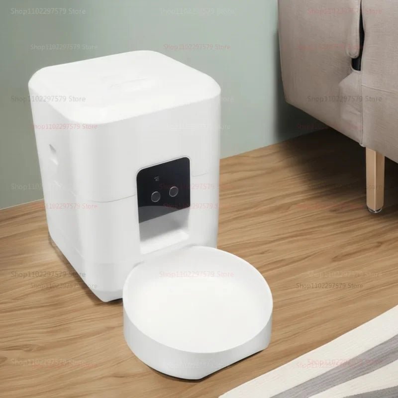 Smart Pet Feeder 2L Automatic Wifi Enabled Dry Food Dispenser for Cat Dog Home Use App Control Pet Supplies Auto Feeding System. - Lazy Paper Club