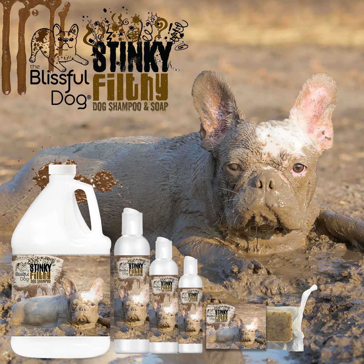 Stinky Filthy Dog Shampoo & Soap SHAMPOO - Lazy Paper Club