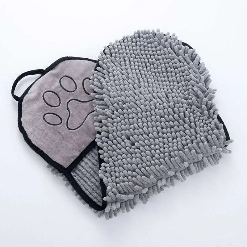 Super Absorbent Microfiber Bath Towel for Dogs Cats Pet Accessories - Lazy Paper Club
