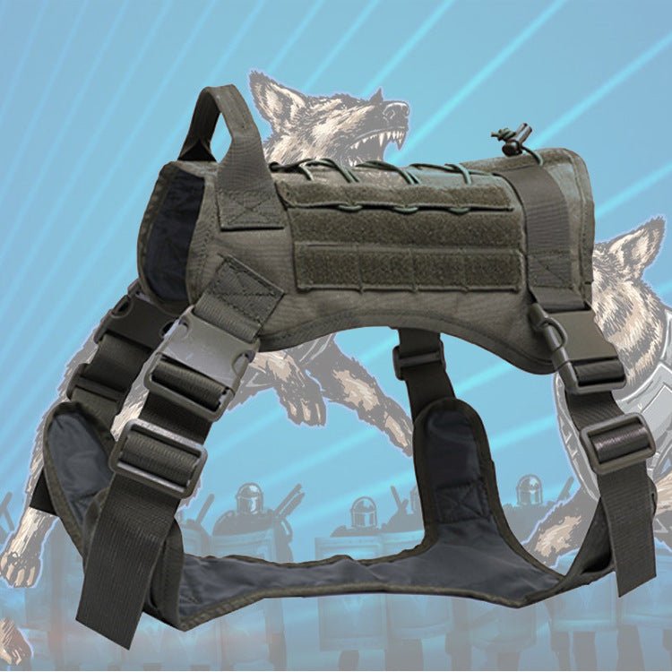 Tactical dog clothes outdoor dog vest 0 - Lazy Paper Club