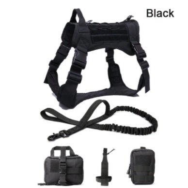 Tactical dog clothes outdoor dog vest 0 - Lazy Paper Club