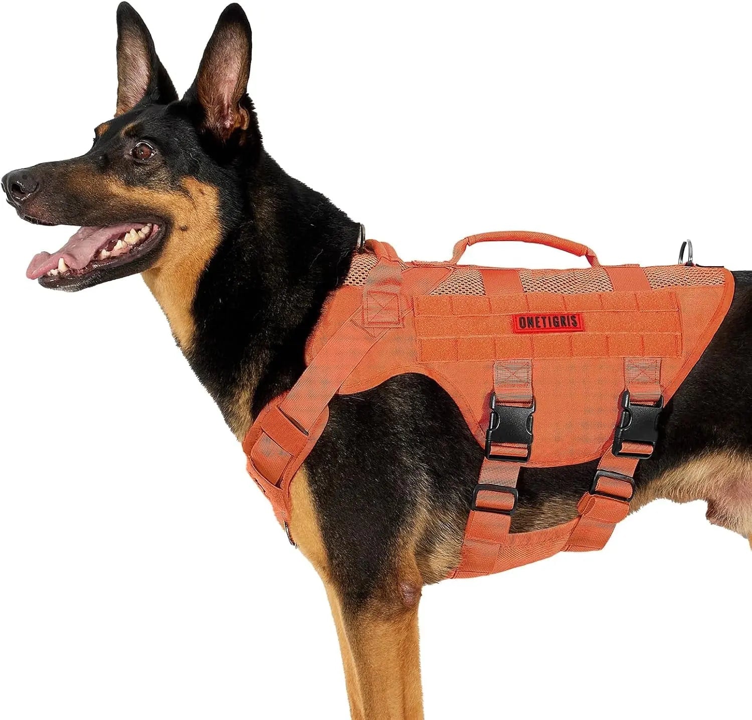 Tactical No-Pull Dog Harness – Mesh Military Vest with Handles for S -XL Dogs - Lazy Paper Club