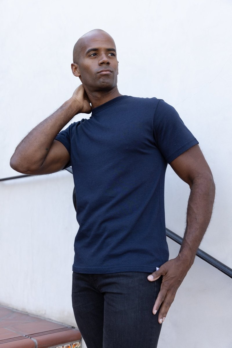 The Original Men's Bamboo Viscose/Organic Cotton Short Sleeve T-Shirt - Classic Cut mens tshirt - Lazy Paper Club