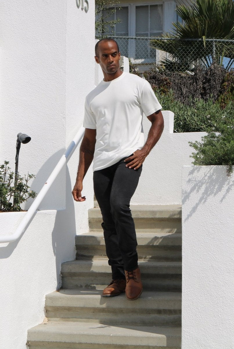 The Original Men's Bamboo Viscose/Organic Cotton Short Sleeve T-Shirt - Classic Cut mens tshirt - Lazy Paper Club