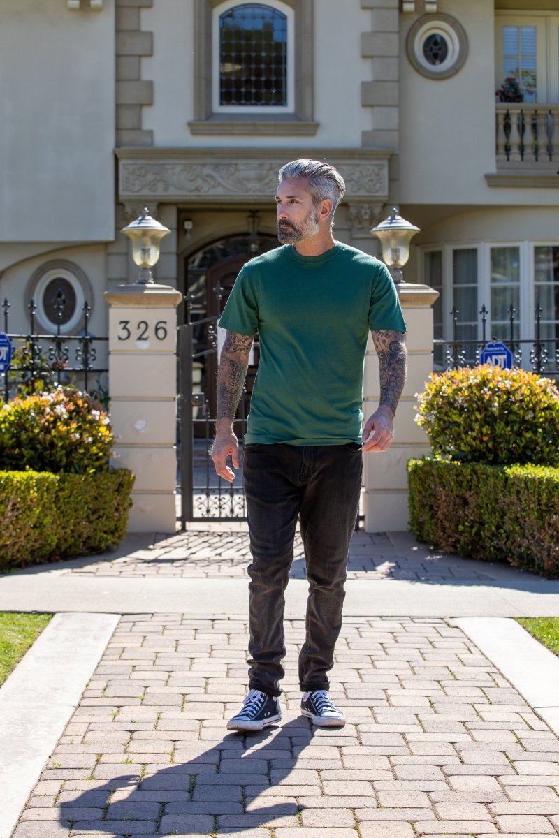 The Original Men's Bamboo Viscose/Organic Cotton Short Sleeve T-Shirt - Classic Cut mens tshirt - Lazy Paper Club