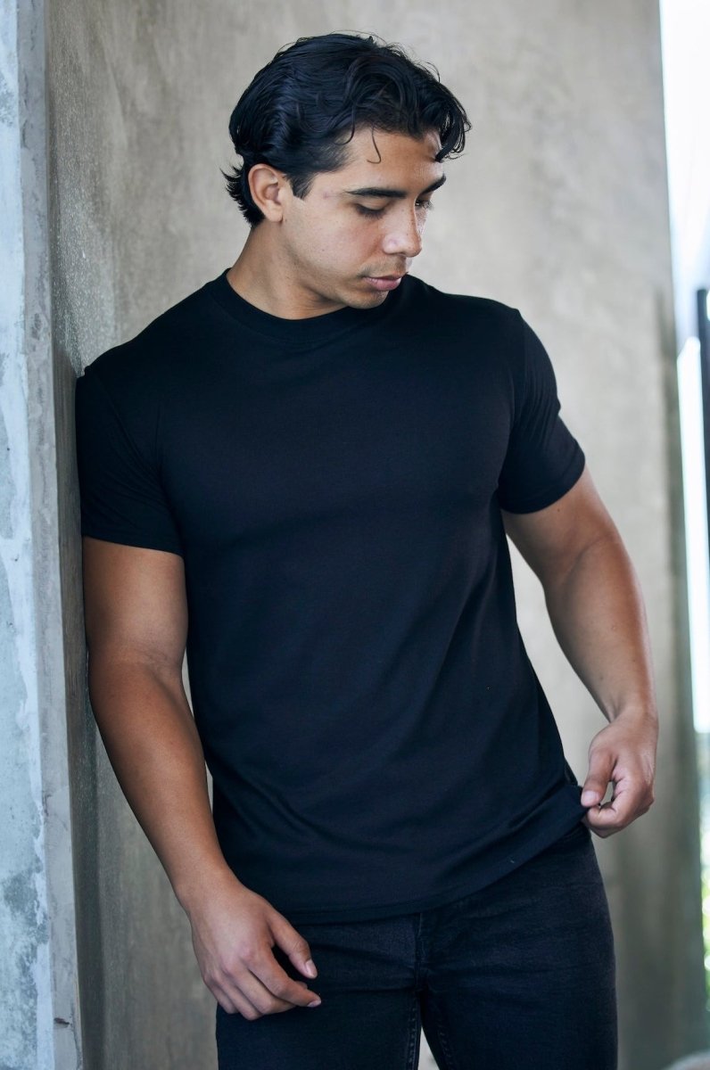 The Original Men's Bamboo Viscose/Organic Cotton Short Sleeve T-Shirt - Classic Cut mens tshirt - Lazy Paper Club