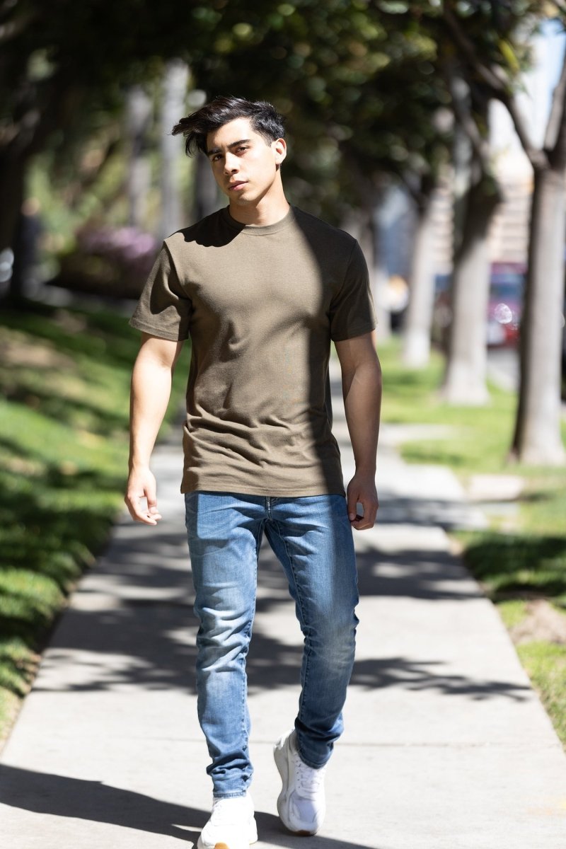 The Original Men's Bamboo Viscose/Organic Cotton Short Sleeve T-Shirt - Classic Cut mens tshirt - Lazy Paper Club